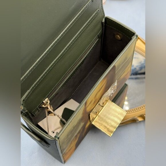 🆕 A. CLOUD x LOUVRE MUSEUM 🧿 NWT "Mona Lisa" DaVinci Handbag Chain Crossbody - Picture 9 of 16